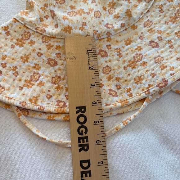 Lack‎ of Color Floral Sun Hat S/M Wide Brim Beach Resort Vacation Chic NWT
